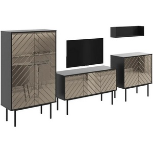 Изображение товара Композиция Boho 2 ОГОГО (арт.578638), (ЛДСП/Черный,Бронзовый)