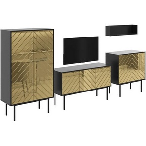 Изображение товара Композиция Boho 2 ОГОГО (арт.578729), (ЛДСП/Черный,Золотой)