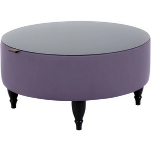 Изображение товара Стол журнальный Italia ОГОГО (арт.583792), (ЛДСП/Белый) (круглая столешница, 4 ножки)