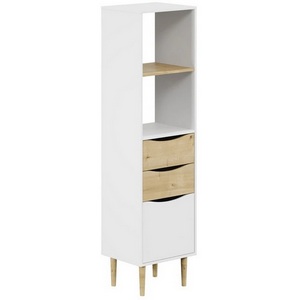 Изображение товара Стеллаж глубиной 40 см белый Like узкий левый ОГОГО 583882