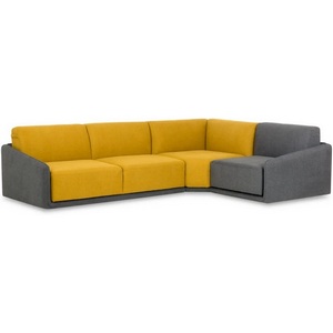 Изображение товара Диван Toronto Wave ОГОГО (арт.584971), (Микрофибра/Серый,Желтый)