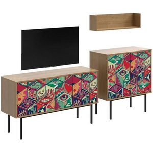 Изображение товара Композиция Boho Color 1 ОГОГО (арт.599542), (ЛДСП/Дуб Корбридж)