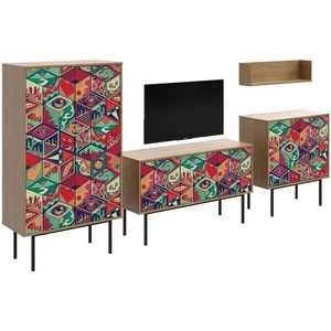 Изображение товара Композиция Boho Color 2 ОГОГО (арт.599554), (ЛДСП/Дуб Корбридж)