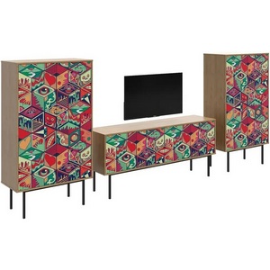 Изображение товара Композиция Boho Color 5 ОГОГО (арт.599590), (ЛДСП/Дуб Корбридж)