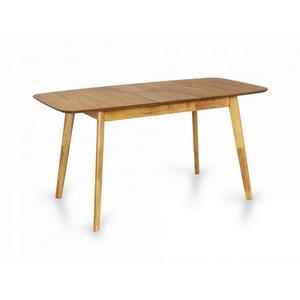 Изображение товара Стол вставка-бабочка с прямыми углами обеденный Wave ОГОГО 602179 (дуб) (прямоугольная столешница, 4 ножки)