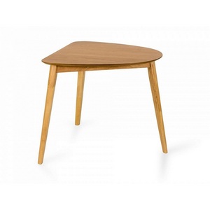 Изображение товара Стол с закругленными углами обеденный Oxville ОГОГО 602180 (дуб) (полуовальная столешница, 3 ножки)