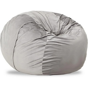 Изображение товара Пуф Amalfi ОГОГО (арт.605744), (Микровелюр/Светло-серый)