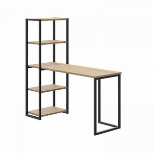 Изображение товара Стол письменный-стеллаж Board 1400х500 ОГОГО 636278 (черный)