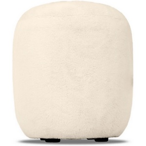 Изображение товара Пуфик круглый высотой 50 см Sweet 400 ОГОГО (арт.653335), (искусственный Мех/Бежевый)