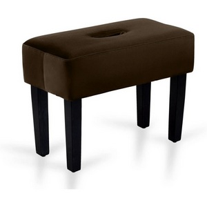 Изображение товара Табурет мягкий Handy ОГОГО (арт.671358), (Велюр,Экокожа/Коричневый)