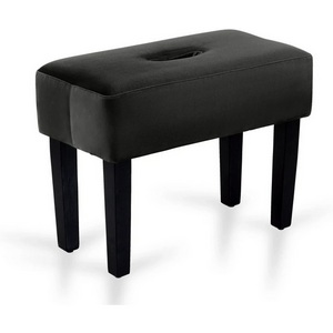 Изображение товара Табурет мягкий Handy ОГОГО (арт.671363), (Велюр,Экокожа/Черный)