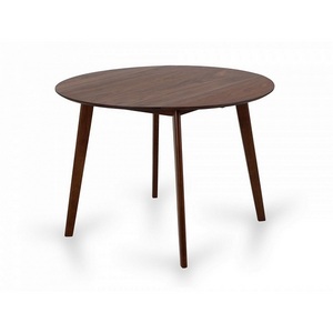 Изображение товара Стол с закругленными углами обеденный Jaxton ОГОГО 695025 (орех) (круглая столешница, 4 ножки)