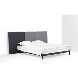 Изображение товара Кровать Licata ОГОГО (арт.709377), (Микрошенилл,Ткань,Рогожка/Серый)