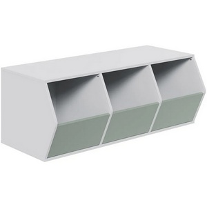 Изображение товара Ящик для игрушек Campi ОГОГО 724403 (белый, зеленый)