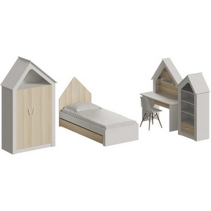 Изображение товара Композиция Campi №2 ОГОГО (арт.727633), (ЛДСП/Белый,Ясень Коимбра)