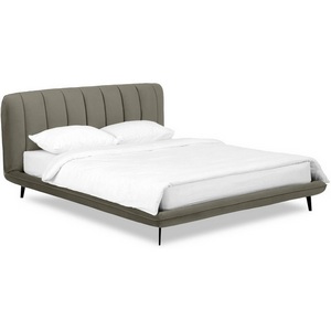 Изображение товара Кровать с металлическим основанием Amsterdam ОГОГО (арт.740847), (Велюр/Серый)