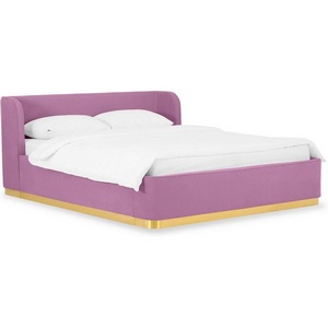 Изображение товара Кровать Vibe 1600 ОГОГО (арт.748483), (Ткань,Шенилл/Розовый)