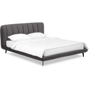 Изображение товара Кровать Amsterdam ОГОГО (арт.750818), (Велюр/Серый)