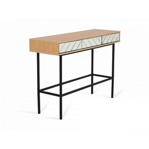 Изображение товара Стол консольный с ящиком Boho ОГОГО 762001 (дуб корбридж) (прямоугольная столешница, 4 ножки)