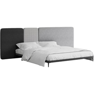 Изображение товара Кровать Licata ОГОГО (арт.779506), (Ткань,Рогожка,Микрошенилл/Серый)