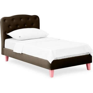Изображение товара Кровать Candy ОГОГО (арт.785941), (Ткань/Коричневый,Розовый)