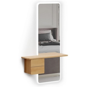 Изображение товара Зеркало Mede с подсветкой ОГОГО (арт.798703), (ЛДСП,Зеркало/Дуб Корбридж)