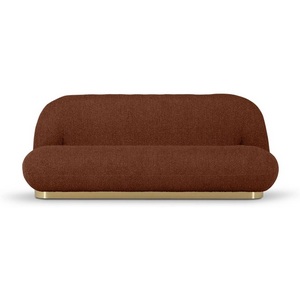 Изображение товара Диван Pacha ОГОГО (арт.805251), (Букле,Искуственный мех/Черный,Терракотовый)