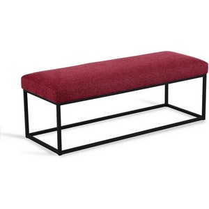 Изображение товара Банкетка Loft Flat ОГОГО (арт.810240), (Ткань,Рогожка/Бордовый)