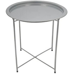 Изображение товара Столик складной Handy Home металл ОГОГО 823219 (серебристый)