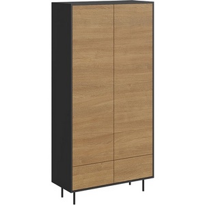 Изображение товара Шкаф 2-дверный Look ОГОГО (арт.843403), (ЛДСП/Черный)