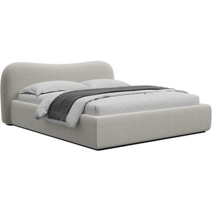 Изображение товара Кровать односпальная металлическим подъемным механизмом Patti с подъемным механизмом ОГОГО (арт.843424), (Ткань,Букле/Белый)