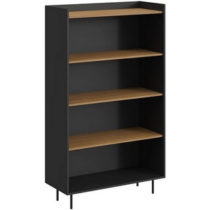 Изображение товара Стеллаж деревянный напольный шириной 100 см Look ОГОГО (арт.846108), (ЛДСП/Черный)