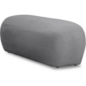 Изображение товара Банкетка с пластиковыми ножками Cupcake ОГОГО (арт.850198), (Мех/Серый)