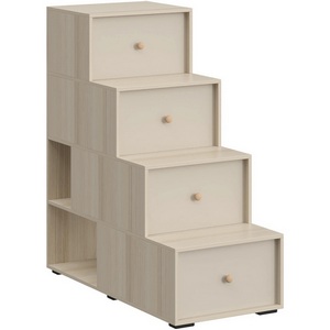 Изображение товара Лестница-комод Play ОГОГО (арт.850336), (ЛДСП/Бежевый,Ясень Коимбра)
