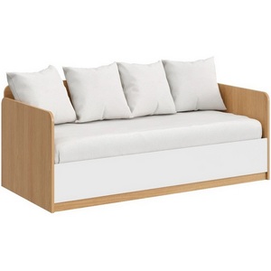 Изображение товара Кровать Play ОГОГО (арт.851542), (ЛДСП/Белый,Дуб Корбридж)