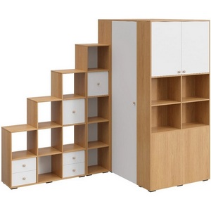 Изображение товара Композиция Play 4 ОГОГО (арт.853088), (ЛДСП/Белый,Дуб Корбридж)