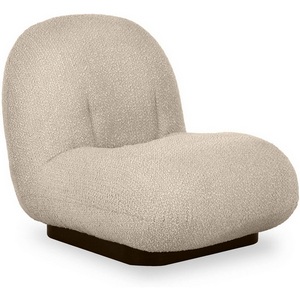 Изображение товара Кресло Pacha Wood ОГОГО (арт.853209), (искусственный Мех/Бежевый)