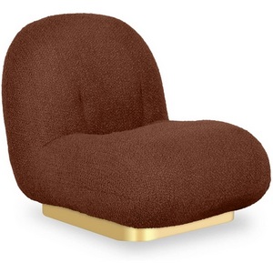 Изображение товара Кресло Pacha Wood ОГОГО (арт.853223), (искусственный Мех/Терракотовый)