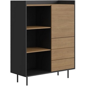Изображение товара Шкаф-стеллаж Look ОГОГО (арт.853906), (ЛДСП/Черный)