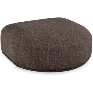 Изображение товара Пуф торцевой Fabro ОГОГО (арт.856686), (Ткань,Букле/Коричневый)