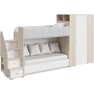 Изображение товара Композиция Play 6 ОГОГО (арт.860160), (ЛДСП/Белый,Ясень Коимбра)