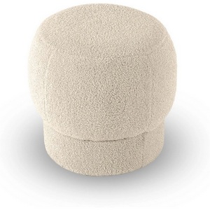 Изображение товара Пуфик круглый меховой Pepe ОГОГО Обстановочка! (Мех/Белый) арт.902536