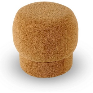 Изображение товара Пуфик круглый меховой Pepe ОГОГО Обстановочка! (Мех/Бежевый) арт.902537