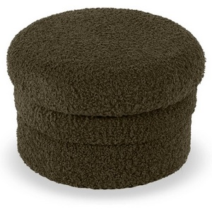 Изображение товара Пуфик круглый меховой Pancakes ОГОГО Обстановочка! (Мех/Зеленый) арт.902547