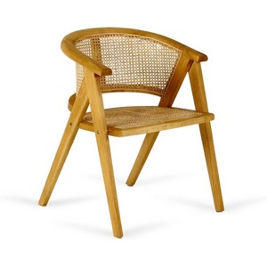Изображение товара Стул уличный Maple ОГОГО Обстановочка! (Массив дерева,Ротанг/Бежевый) арт.903102