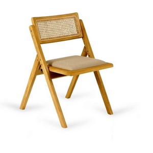 Изображение товара Стул уличный Maple ОГОГО Обстановочка! (Массив дерева,Ротанг/Бежевый) арт.904264