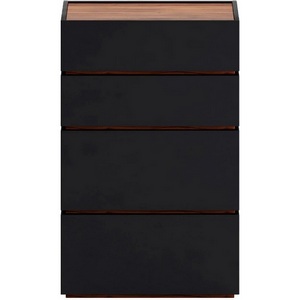 Изображение товара Комод шириной 60 см Licata ОГОГО Обстановочка! (ЛДСП/Черный) арт.905641