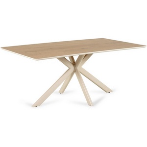 Изображение товара Кухонный стол FRAME ОГОГО Обстановочка (МДФ/Бежевый) 907476 (прямоугольная столешница, 4 ножки)