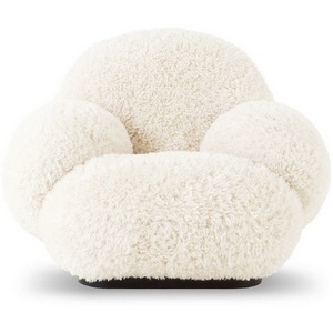 Изображение товара Кресло Flemming Wood ОГОГО Обстановочка! (Мех/Белый,Черный) арт.918715