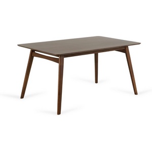 Изображение товара Стол с деревянной столешницей длиной 150 см обеденный Violet ОГОГО Обстановочка (Массив дерева, МДФ, Шпон/Орех) 920343